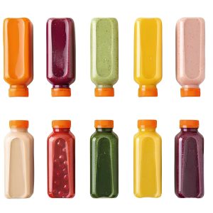 10'lu Smoothie Şeffaf Şişe